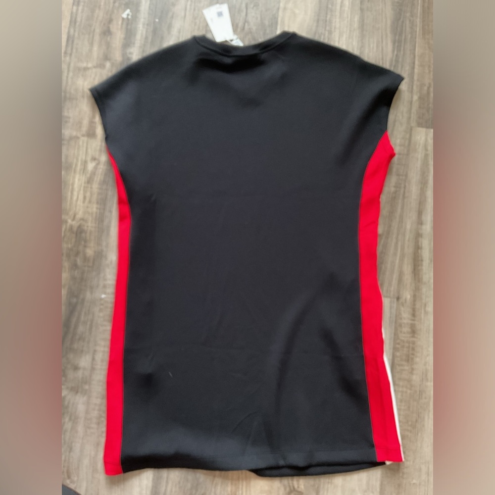 NEW SPANX airessentials colorblock mini t-shirt dress timeless in black/powder/s - Picture 5 of 6